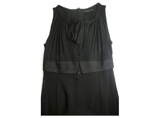 Twin Set Conjunto Simona Barbieri Preto Sem Mangas Decote V com. Mini vestido arco - vista 5