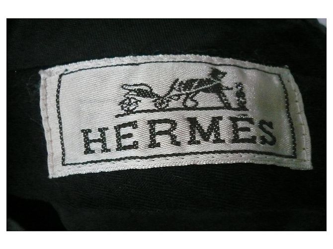 Hermès HERMES BROWN WOOL SUIT T48 fr Castanho escuro - vista 10