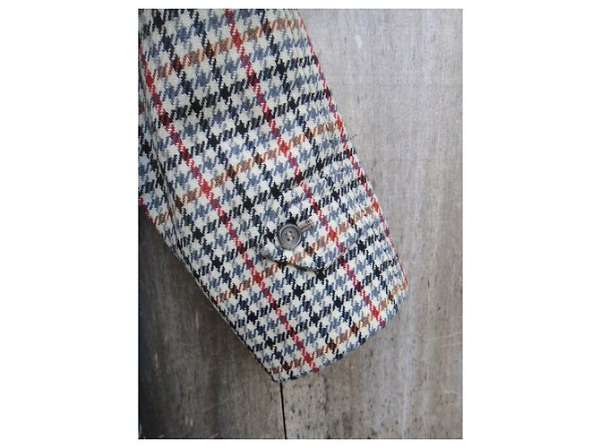 cappotto donna vintage Burberry 36 Multicolore - vista 4