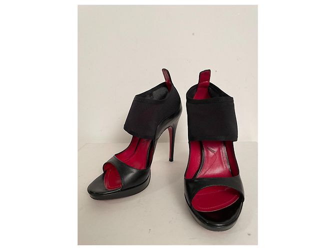 Cesare Paciotti Pumps aus schwarzem Leder Absatz 11,5 cm - Ansicht 3