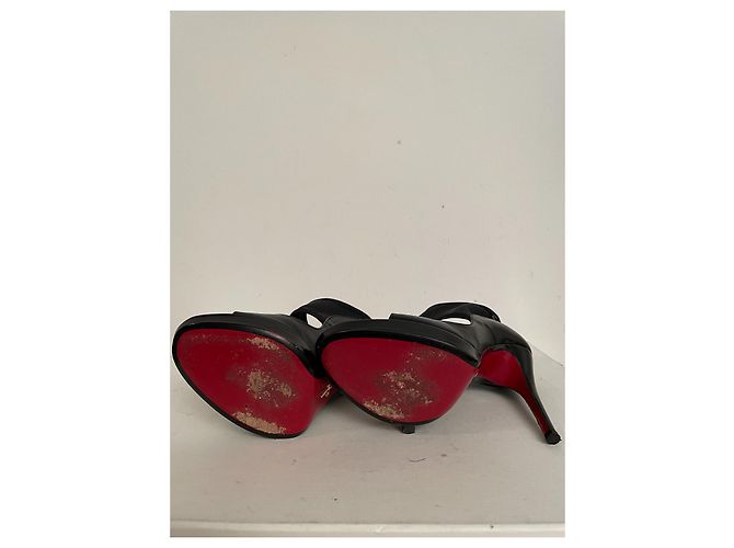 Cesare Paciotti Pumps aus schwarzem Leder Absatz 11,5 cm - Ansicht 8