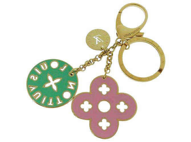 Louis Vuitton Gold Porte Cles Looping Bag Charm Multiple colors Golden - view 3