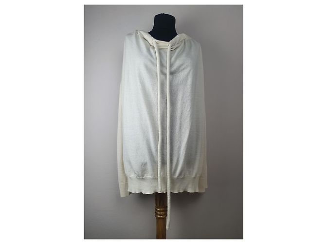 Maison Martin Margiela MM6 Oversize Pullover Ecru Wolle - Ansicht 3