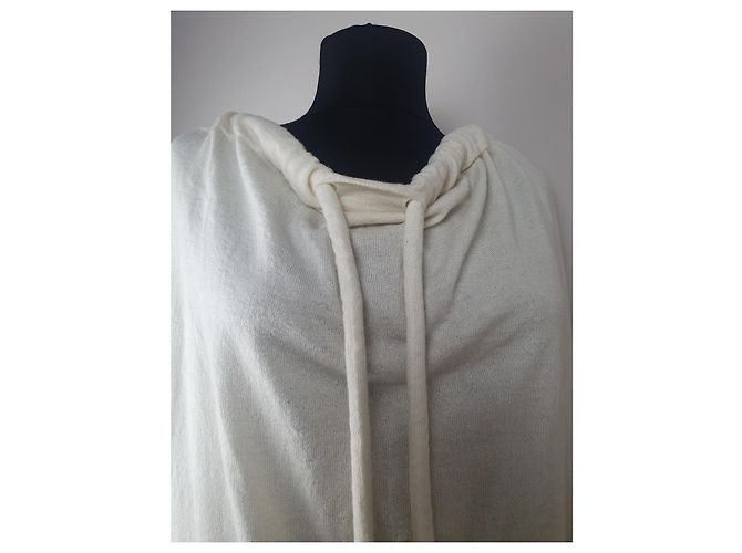 Maison Martin Margiela MM6 Oversize Pullover Ecru Wolle - Ansicht 5