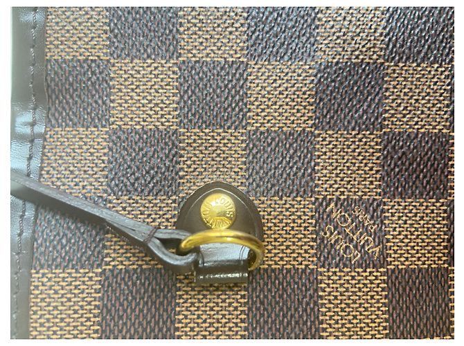 Louis Vuitton Neverfull MM Damier Ebene Dunkelbraun - Ansicht 13