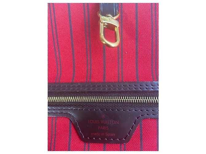 Louis Vuitton Neverfull MM Damier Ebene Dunkelbraun - Ansicht 14