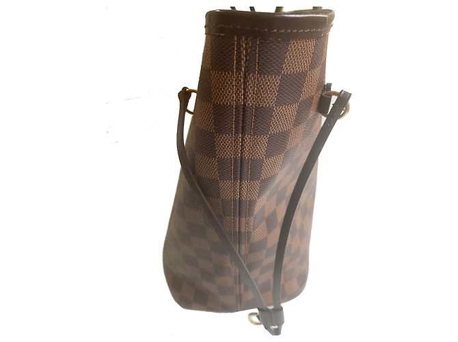 Louis Vuitton Neverfull MM Damier Ebene Dunkelbraun - Ansicht 3