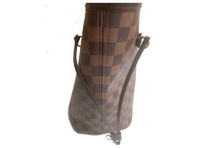 Louis Vuitton Neverfull MM Damier Ebene Dunkelbraun - Ansicht 4