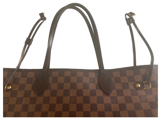 Louis Vuitton Neverfull MM Damier Ebene Dunkelbraun - Ansicht 5