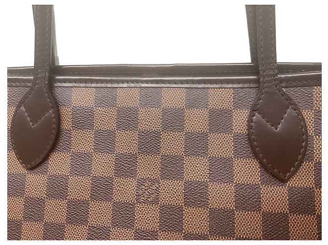 Louis Vuitton Neverfull MM Damier Ebene Dunkelbraun - Ansicht 8