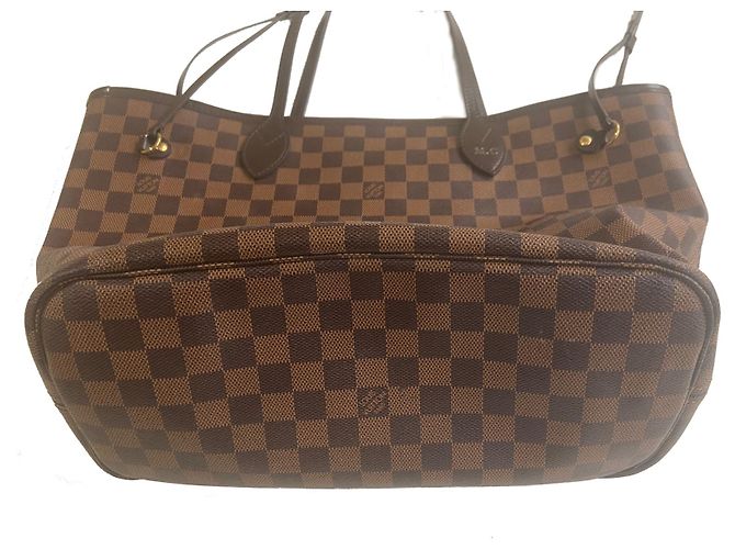 Louis Vuitton Neverfull MM Damier Ebene Dunkelbraun - Ansicht 9