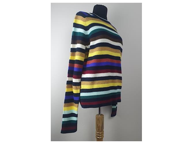 J.Crew Gestreifter Wollpullover Mehrfarbig XL Mehrfarben - Ansicht 2
