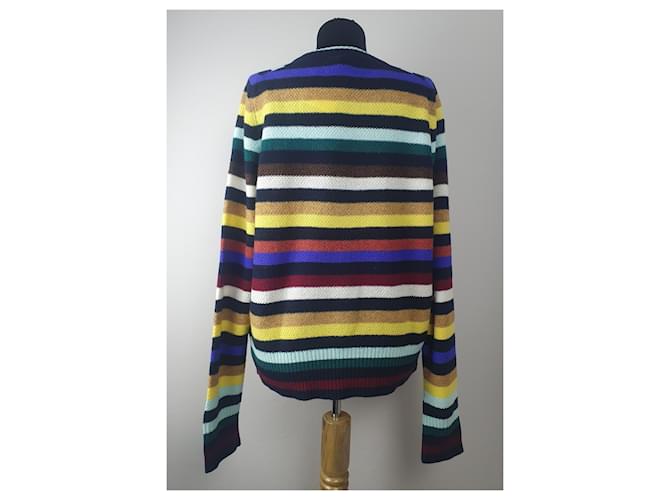J.Crew Gestreifter Wollpullover Mehrfarbig XL Mehrfarben - Ansicht 4