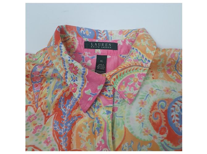 Camicia Lauren Ralph Lauren Multicolore Cotone XL - vista 5