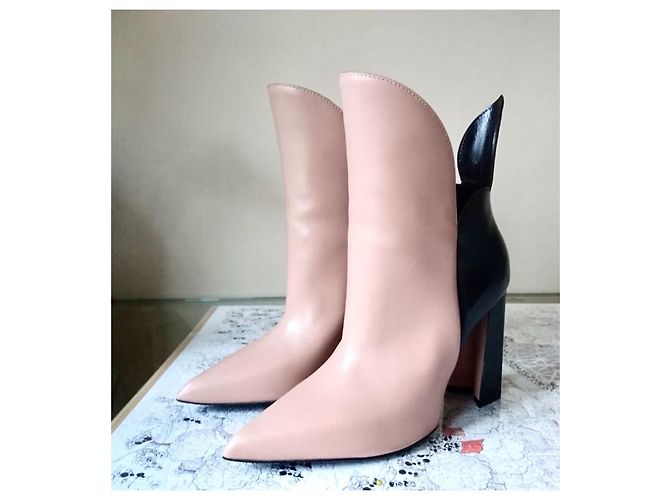 Louis Vuitton Botines Gamble Diva negro rosa - vista 7