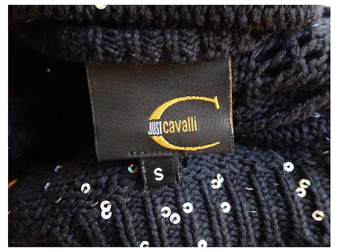 ROBERTO CAVALLI STRICKBLUSE Schwarz - Ansicht 3