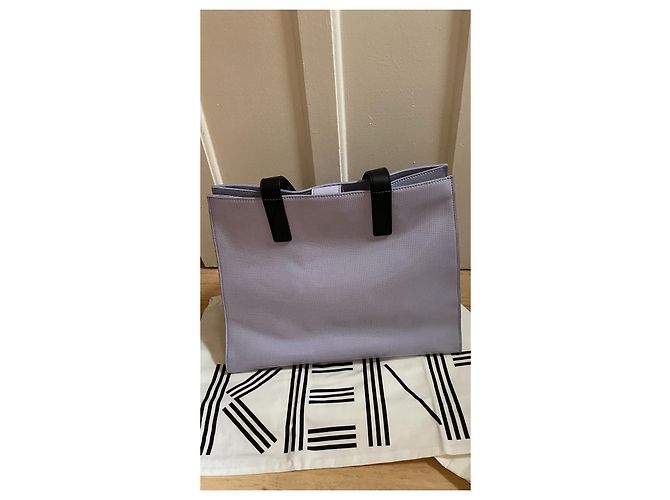 Kenzo Tote Bag Lila Polyurethan - Ansicht 2