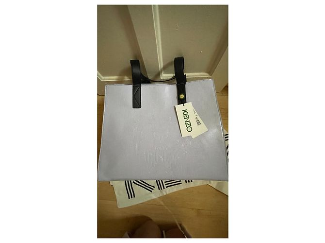 Kenzo Tote Bag Lila Polyurethan - Ansicht 3