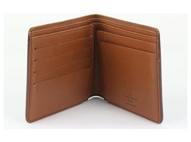 Louis Vuitton Monogram Men's Bifold Multiple Slender Marco Wallet - view 10