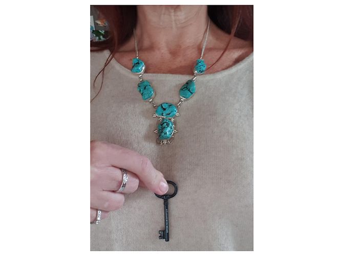 Tiffany & Co Chiave in porcellana e smalto nero - vista 3