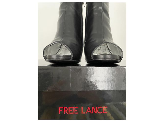 Stivaletti Free Lance in pelle nera 37 Nero - vista 8