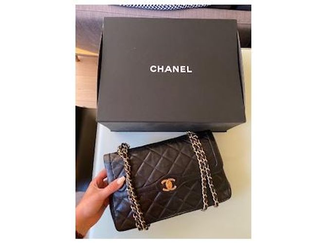 Timeless Borsa a mano Chanel in pelle nera Nero - vista 3