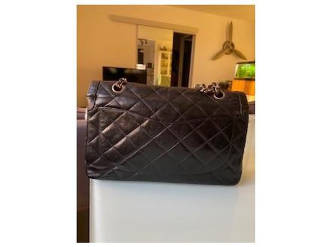Timeless Borsa a mano Chanel in pelle nera Nero - vista 4