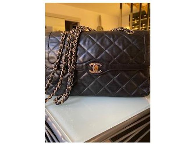 Timeless Borsa a mano Chanel in pelle nera Nero - vista 6