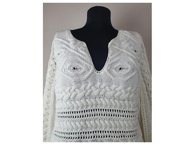 Odd Molly Strickpullover aus weißer Baumwolle - Ansicht 3