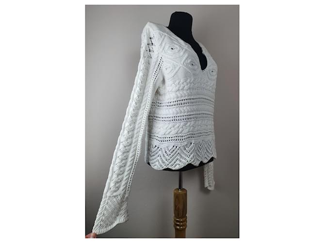 Odd Molly Strickpullover aus weißer Baumwolle - Ansicht 4
