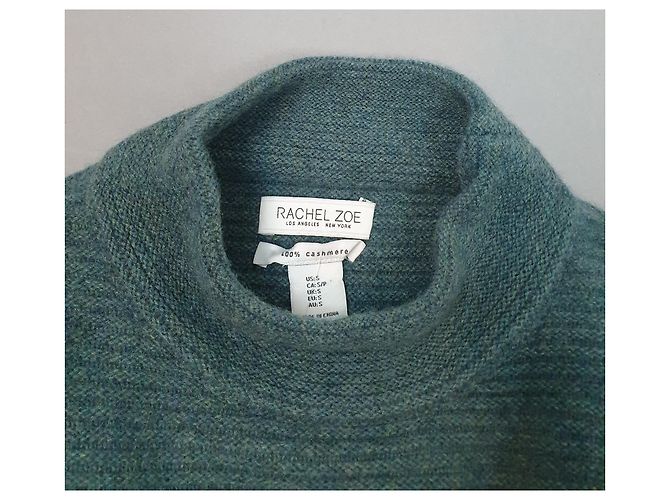 Rachel Zoe Kaschmir Pullover Grün Größe S - Ansicht 5