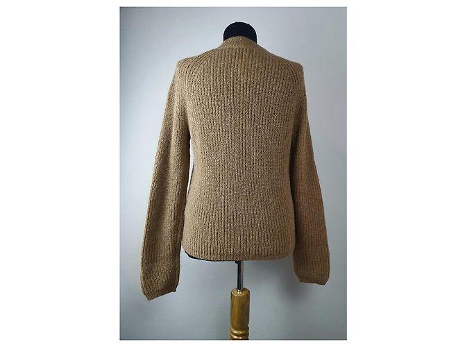 Jersey J.Crew de lana marrón Talla S Castaño - vista 3