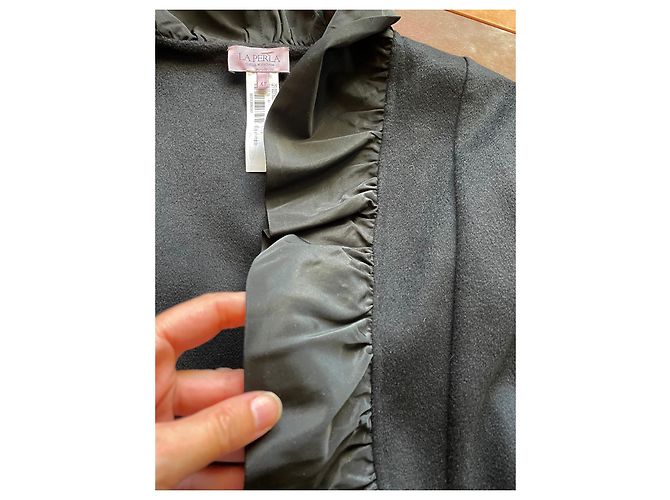 La Perla Collezione Wickelbolero Kaschmir schwarz - Ansicht 6