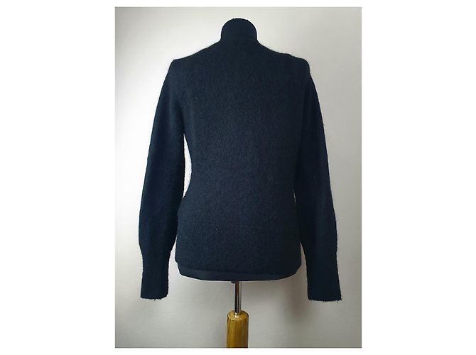 & Other Stories schwarze Strickjacke aus Wolle und Mohair - Ansicht 3