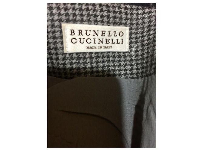 Brunello Cucinelli Rock aus Kaschmirmischung passt wie ein EU 38 Mehrfarben Grau - Ansicht 4
