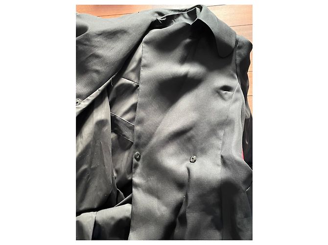 Vestido Gabardina Oversize Guy Laroche Negro - vista 11