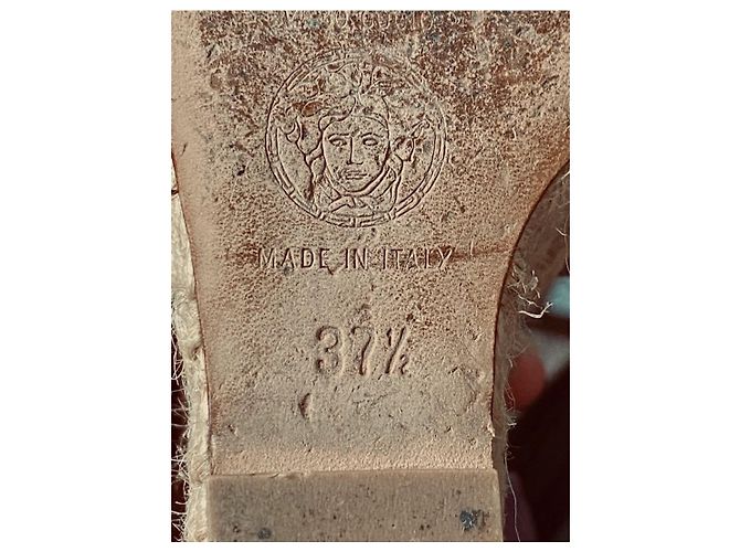 Zeppa alta Versace in lilla metallizzato Porpora Metallico - vista 17