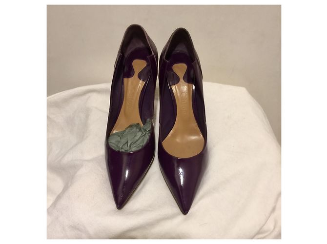 Chloé Lack-Pumps in Dunkellila Dunkelviolett - Ansicht 2
