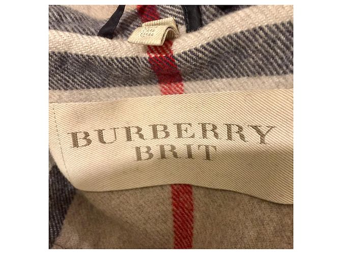 Burberry Brit Trenca con capucha y forro de cuadros nova - vista 11