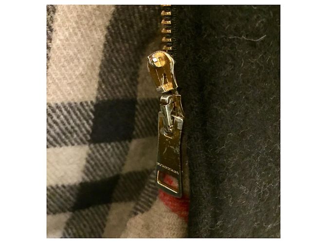 Burberry Brit Trenca con capucha y forro de cuadros nova - vista 12