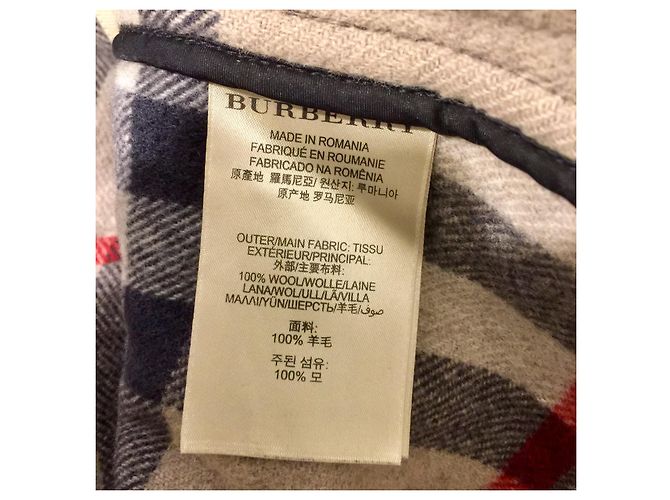 Burberry Brit Trenca con capucha y forro de cuadros nova - vista 15