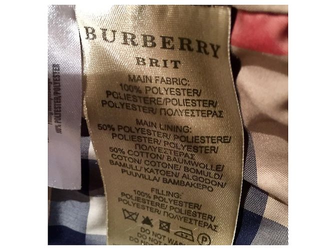 Jaqueta baiacu Burberry Brit em branco - vista 11