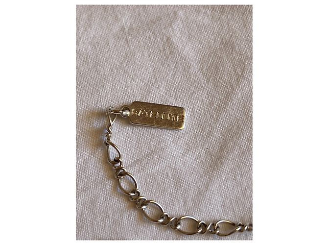 Satellite Collana con ciondolo pettorina Argento Bianco - vista 2