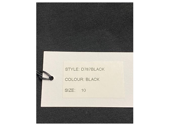 Iris & Ink Cocktailkleid aus schwarzem Lyocell - Ansicht 7