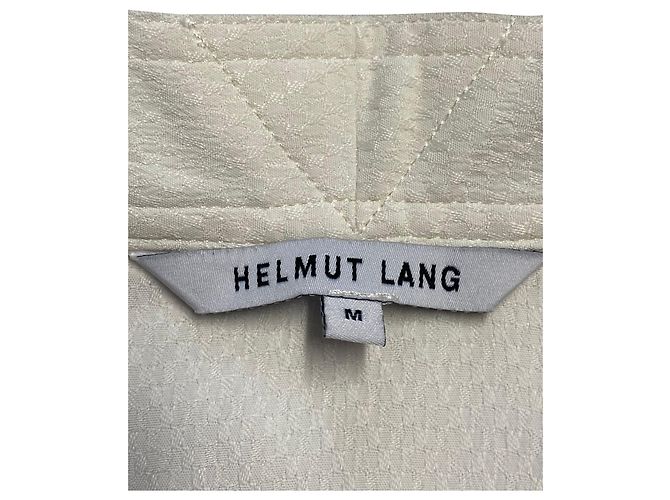 Camicetta Helmut Lang jacquard in viscosa bianca Bianco - Ansicht 3