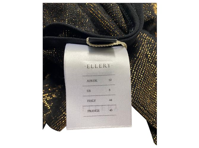 Ellery Inception Haut à Manches Flute en Viscose Noir - vue 4
