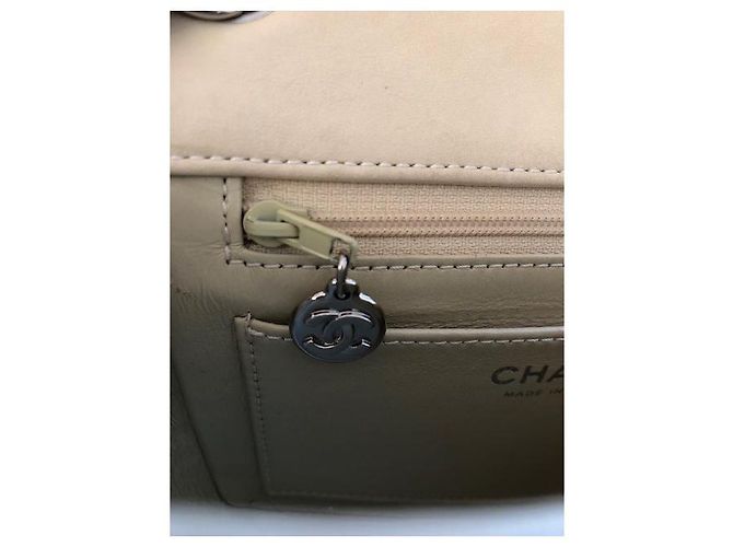 Mini bag Chanel in tweed bianco con hw . argento - vista 16