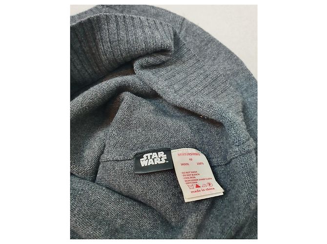 Suéter de lana Muveil Star Wars gris - vista 6