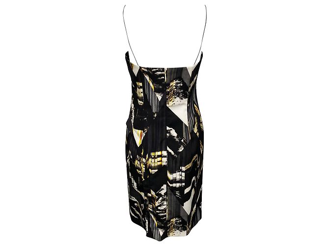 Kenzo Bodycon-Kleid mit Herzausschnitt aus mehrfarbigem Polyester Mehrfarben - Ansicht 2