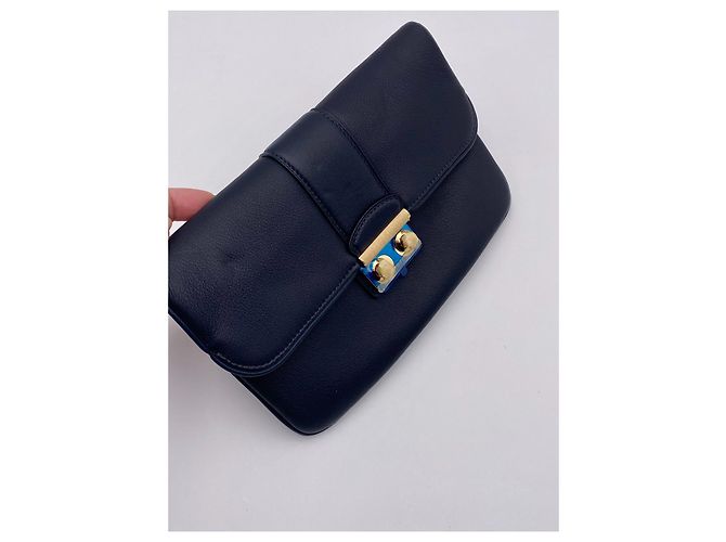 Clutch Slim Louis Vuitton Sofia Coppola blu Blu scuro - vista 2